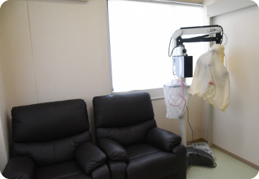 術後の回復室の写真